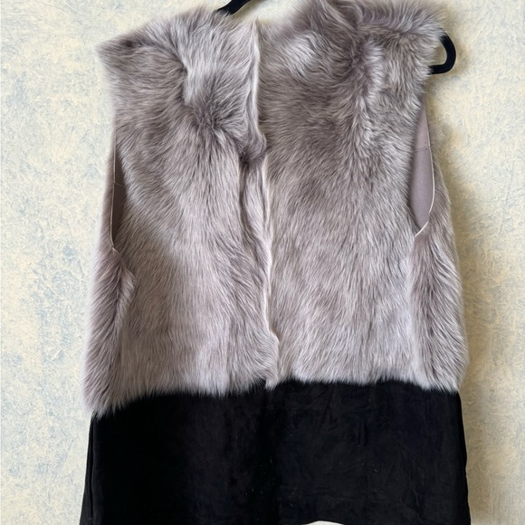 Ramy Brooke | Fur + Leather vest - Picture 6 of 8